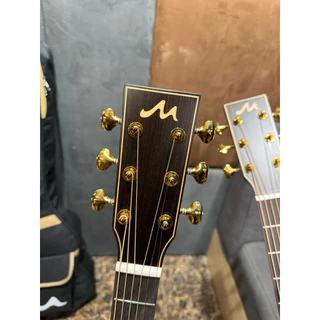 กีต้าร์โปร่ง Most M-03 all solid ไม้แท้ทั้งตัว ขนาด41นิ้ว มีอาร์มเรส กันแขนเจ็บงานเนี๊ยบ เสียงดีคอเล็กเล่นง่าย