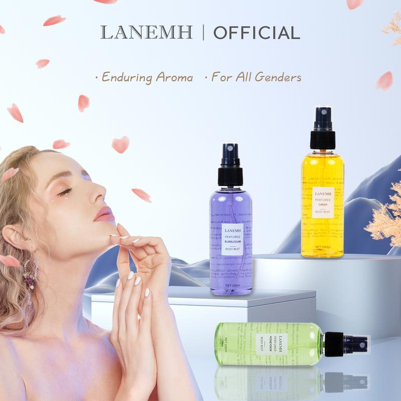 สเปรย์น้ำหอมโครงการสำหรับชายและหญิง Lanemh(รสเบบเบิ้ลกัม / รสฮันนีดิว / รสแคนดี้)น้ำหอมรสผลไม้หวาน ใช้งานได้ทุกวัน และสา