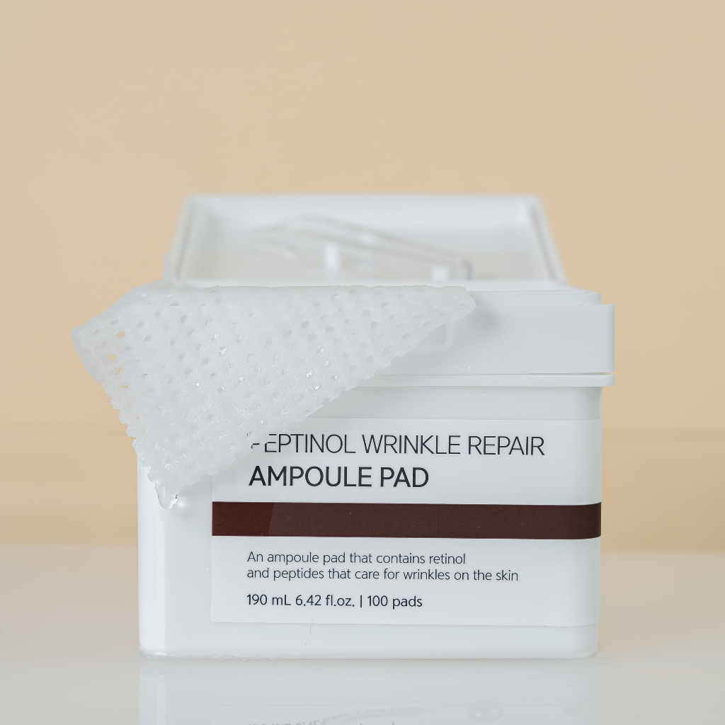 VELLA - Peptinol Wrinkle Repair Ampoule Pad (100pads)  เวลล่า เปปตินอล วิ้งเคิ้ล รีเเพร์ เเอมพูล เเพด - รูปที่ 3
