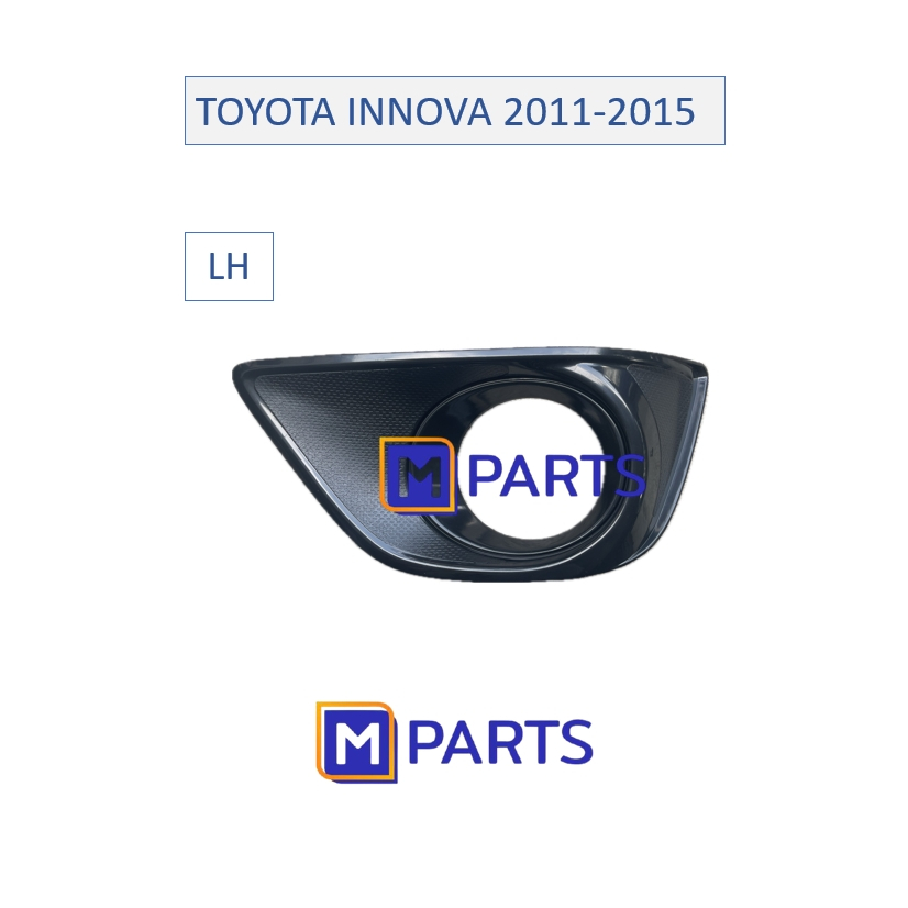 ฝาครอบไฟตัดหมอก  ฝาปิดไฟตัดหมอก  ฝาปิดไฟสปอตไลท์ โตโยต้า อินโนวา TOYOTA INNOVA  ปี 2011-2015 มีรู