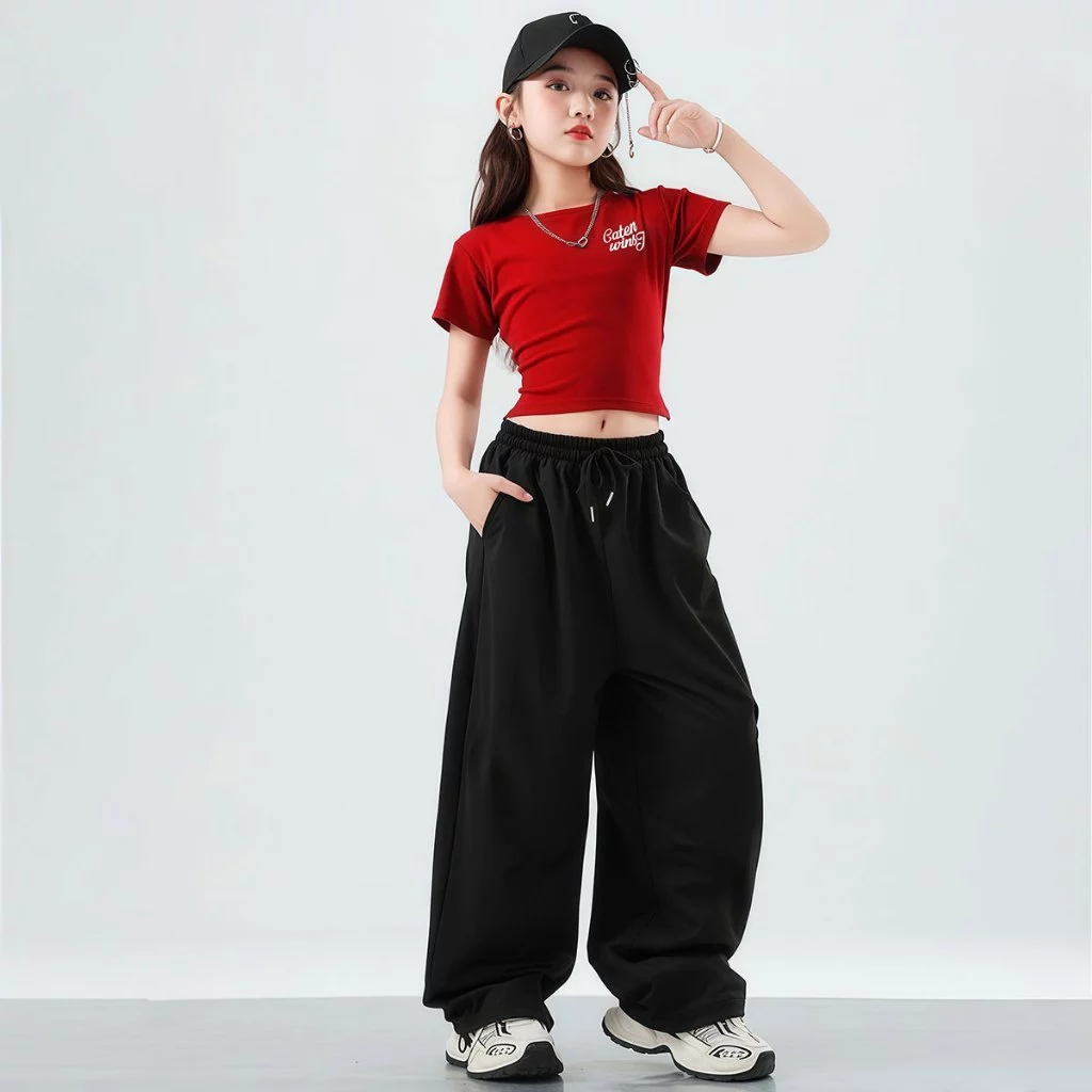 Beryl kids ชุดเซ็ทเด็กผู้หญิง ชุดเต้นแจ๊ส แฟชั่นสตรีทสไตล์เกาหลี thumbnail 8