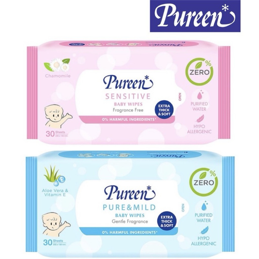 ทิชชู่เปียกเพียวรีน pureen babywipes