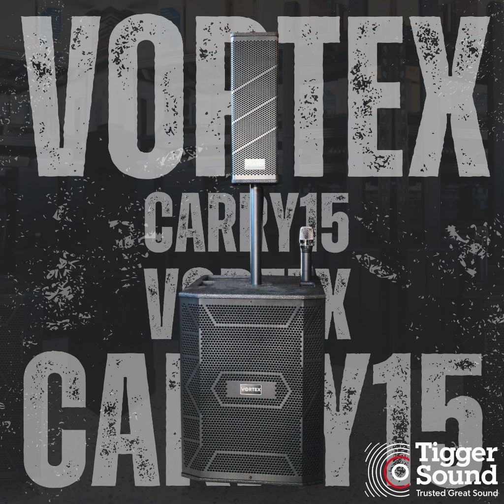 Vortex Carry-15 ตู้ลำโพง active มีแบตในตัว ติดล้อเคลื่อนย้ายง่าย ใช้งานอเนกประสงค์