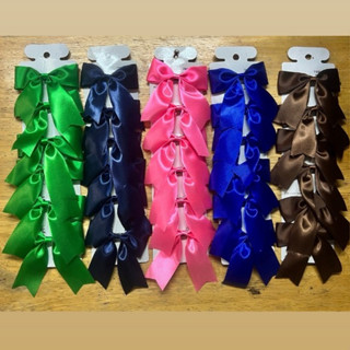 โบว์นักเรียน ขายยกเเผง มีหลายลายให้เลือก