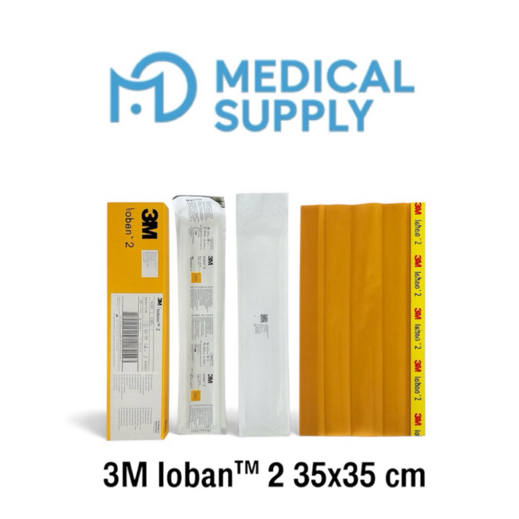 3 m Ioban 35cm*35cm ของแท้ 100% ใช้ปูผ่าตัด/ ใช้ทำvacuaum dresing ราคาต่อชิ้น