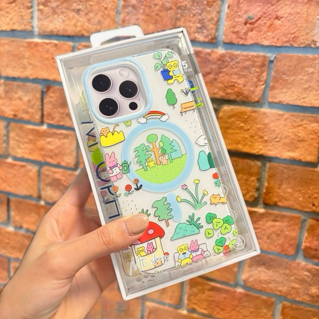 🎉MOOPHE Case เคสลายน่ารัก รองรับการชาร์จไร้สาย สำหรับ iP 17 17pro 17promax 16 16plus 16pro 16promax