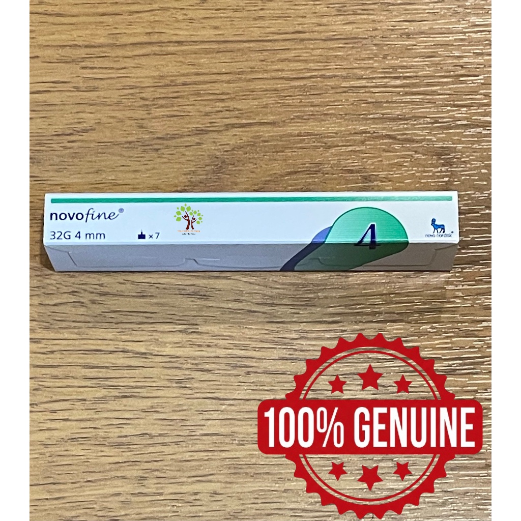 หัวปากกาอินซูลินฆ่าเชื้อใช้ครั้งเดียว Novofine 32G 4mm ขนาดเล็กสุด 32G เข็มสำหรับปากกาฉีดเข็ม (แพ็ค 