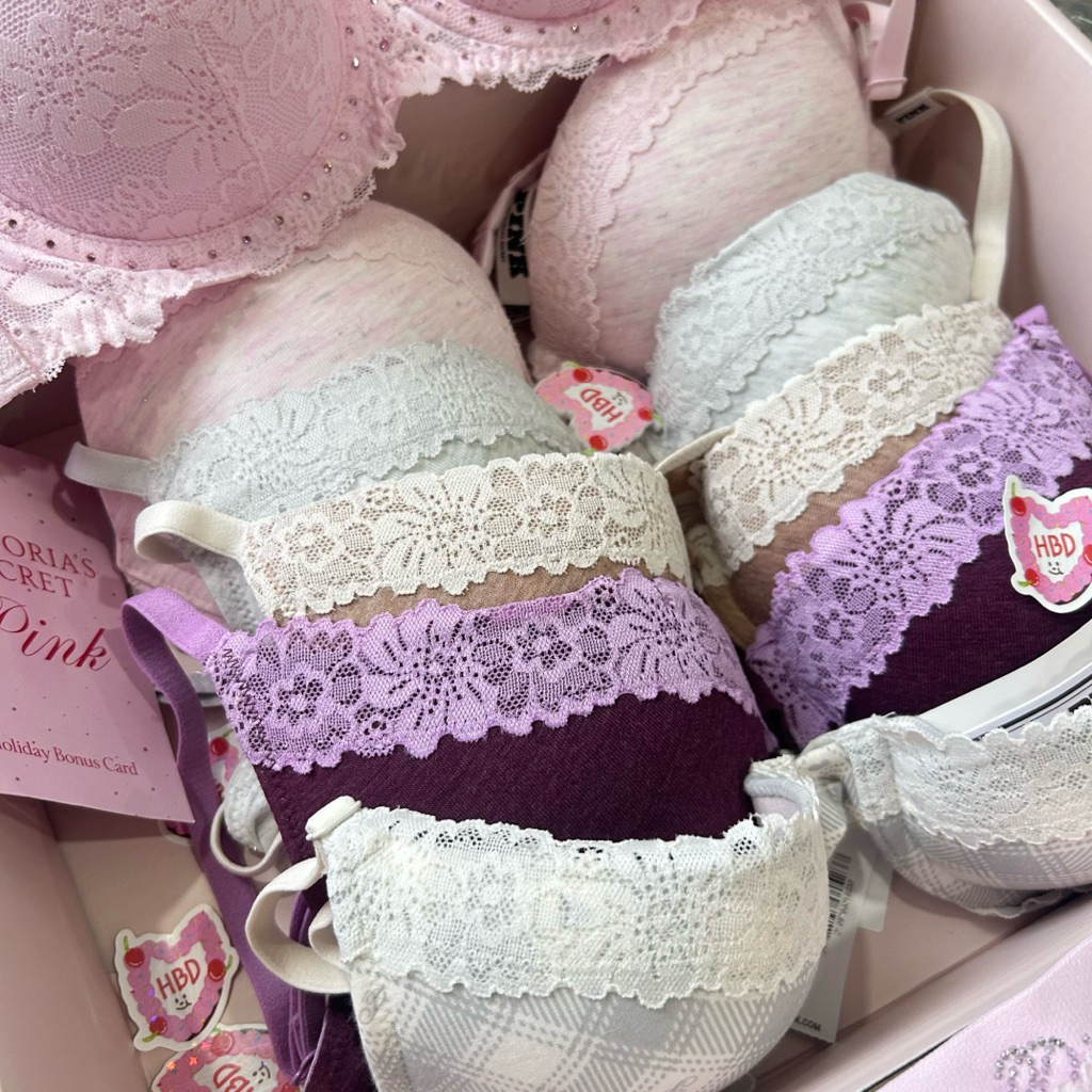 ꒰ ไม่มั่นใจ อย่าสั่ง‼️ไม่รับเปลี่ยน/คืนสินค้า‼️พร้อมส่ง 1-2 วัน   ꒱ ของแท้  ช็อปนอก เฉพาะบรา ⟡ Victoria’s Secret ⟡