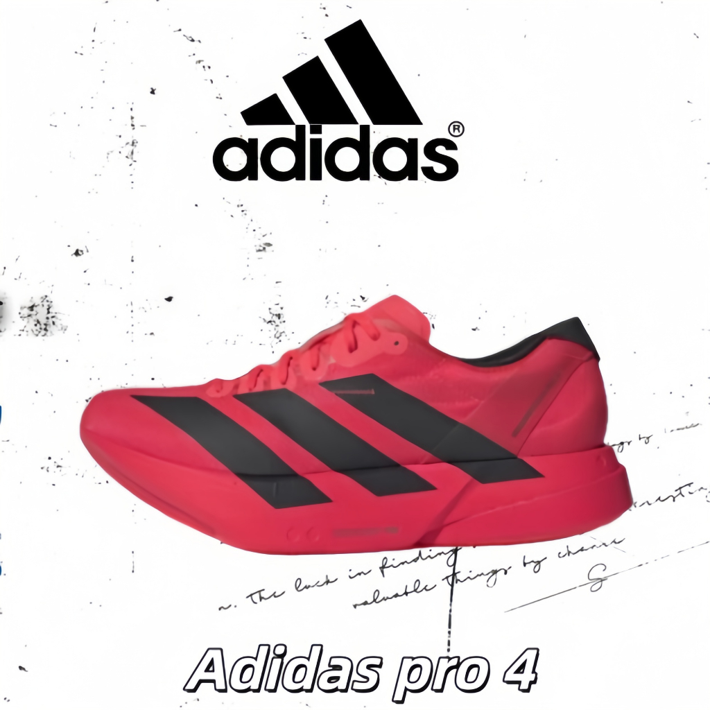 👟ของแท้ 100 %✅ adidas Adizero Adios Pro 4  JR6368 Outdoor commuting running casual shoes