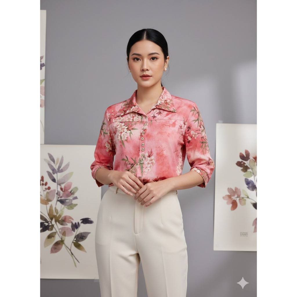 No.5 เสื้อเกาหลี ฟรีไฃส์32''-44เสื้อยืด ลายดอก สีสด งานเย็บดี เนื้อผ้าสวย ใส่สบาย ผ้าไม่ต้องรีด งานตัดเย็บเอง