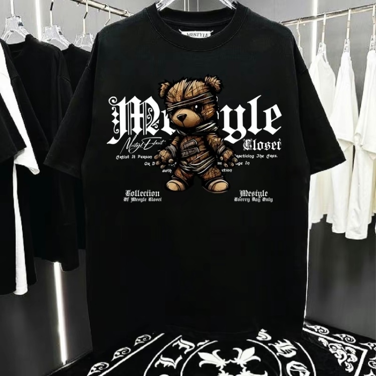 พร้อมส่ง  เสื้อยืดแขนสั้นผ้าฝ้าย 100% สำหรับผู้ชาย เสื้อยืด oversize ผู้ชาย เสื้อยืดสตรีท