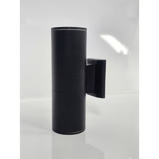 โคมไฟติดผนัง ส่องบนล่าง Smart Tube ทรงกลม สีดำ AW88143 วัสดุอลูมิเนียม แถมหลอด E27 3w จำนวน 2 หลอด