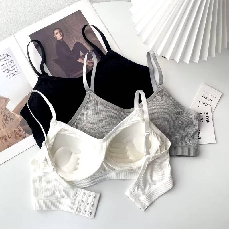 [Y D]🔥พร้อมส่ง🔥เสื้อชั้นในเด็กผู้หญิง สปอร์ตบราผู้หญิง ผ้าฝ้าย(ฟรีไซส์) ตะขอหลัง#501