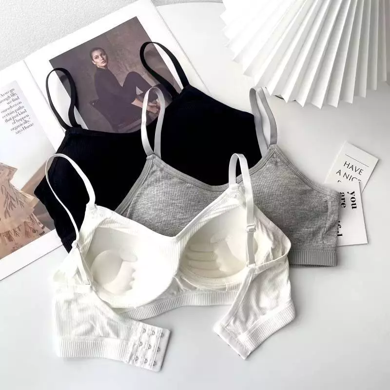 [Y D]🔥พร้อมส่ง🔥เสื้อชั้นในเด็กผู้หญิง สปอร์ตบราผู้หญิง ผ้าฝ้าย(ฟรีไซส์) ตะขอหลัง#501