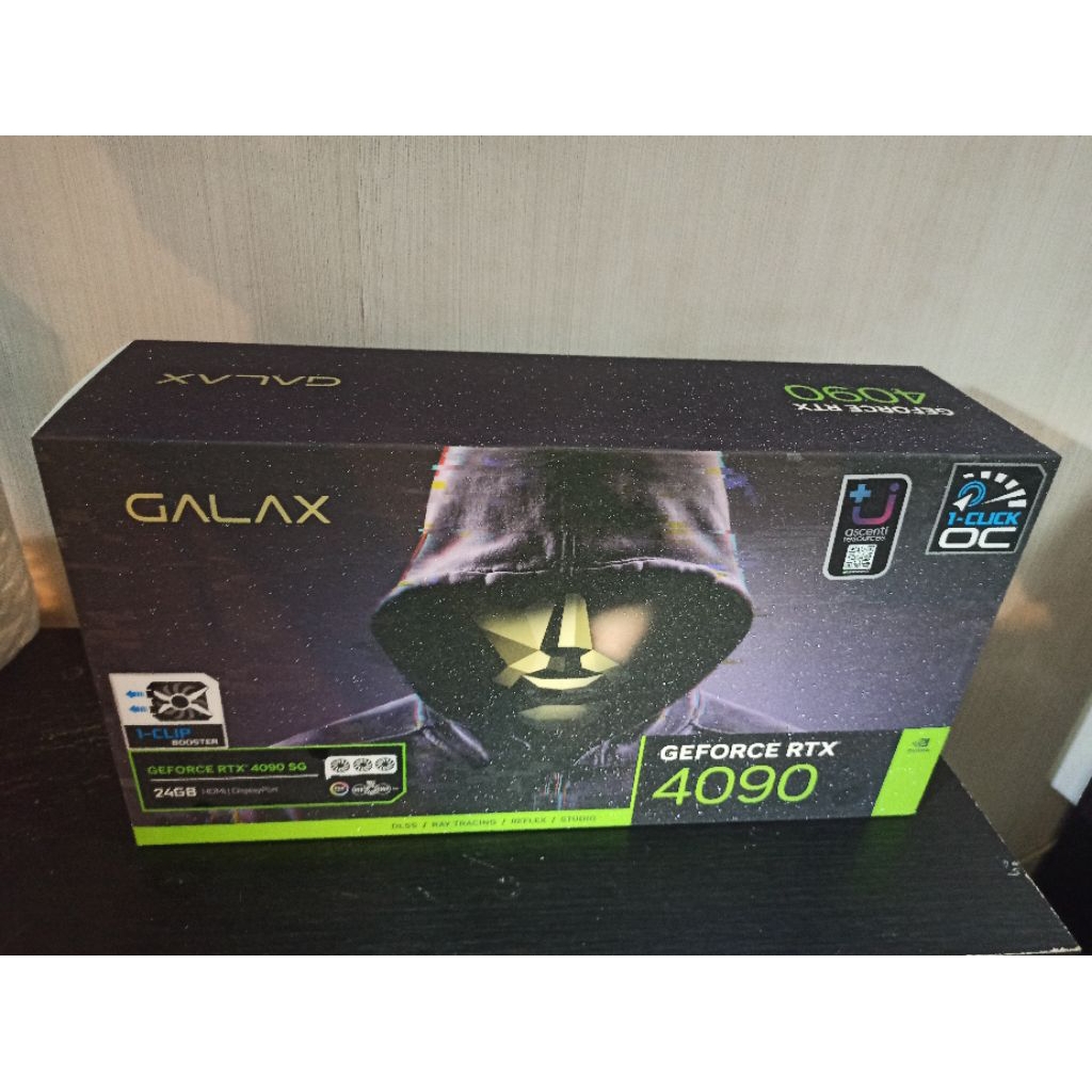 เฉพาะกล่อง ขายกล่องเปล่าการ์ดจอ galax rtx 4090 กล่องใหม่ สภาพดี