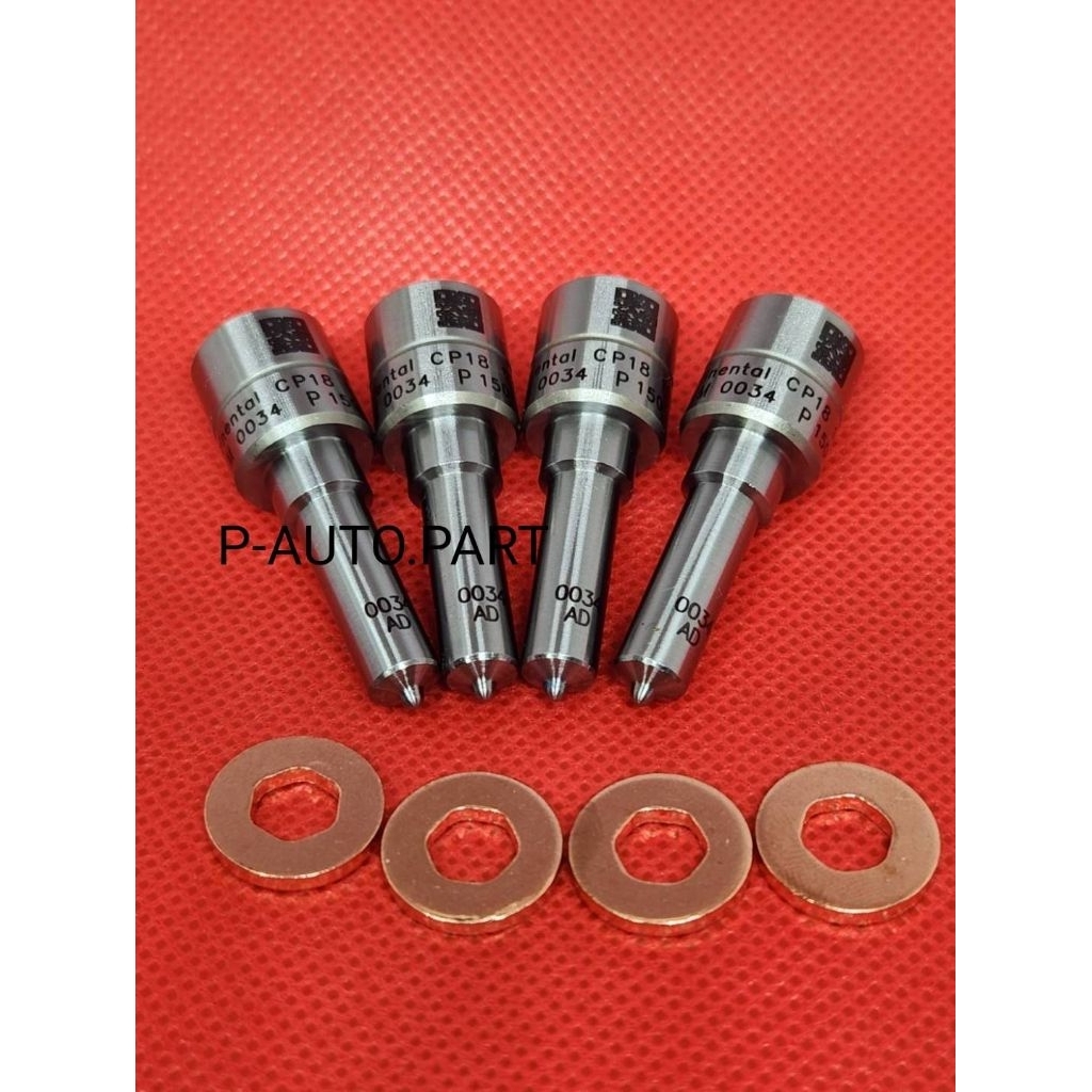 หัวฉีด M 0034  ใส่แต่ง ฟร์อด T6 Ford Mazda Bt50 pro 2.2  ชุดปลาย 4ตัว+ แหวน ใส่แต่ง Ford ranger 2.2