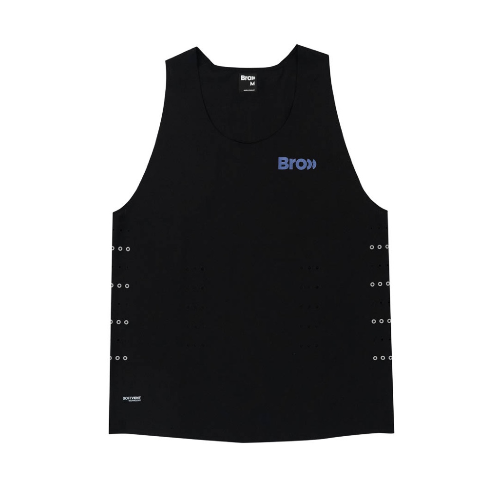 BROOO PRO SINGLET OUT OF CONTROL BLACK