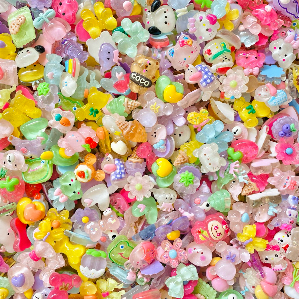 เรซิ่น แบบใสคละลาย อุปกรณ์เสริมตกแต่งเรซิ่น DIY พร้อมส่งในไทย – โปรปัง