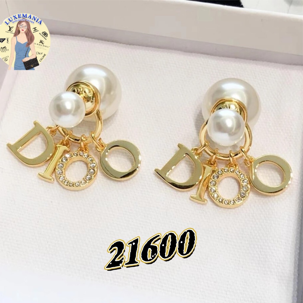 ใหม่เอี่ยม ของแท้ มีใบเสร็จรับเงิน Dior Dior Tribales ต่างหู รับประกันสองปี