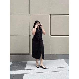 Felt.bkk Lisbon Dress Plus Size เดรสดีเทลจับจีบ พลัสไซส์ พร้อมส่ง