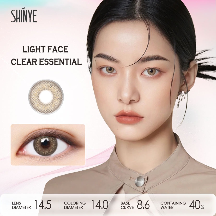 SHINYE 14.5mm คอนแทคเลนส์ 6 เดือน คอนแทคเลนส์สายตาสั้นแห่งปีคอนแทคเลนส์แบบมีองศา