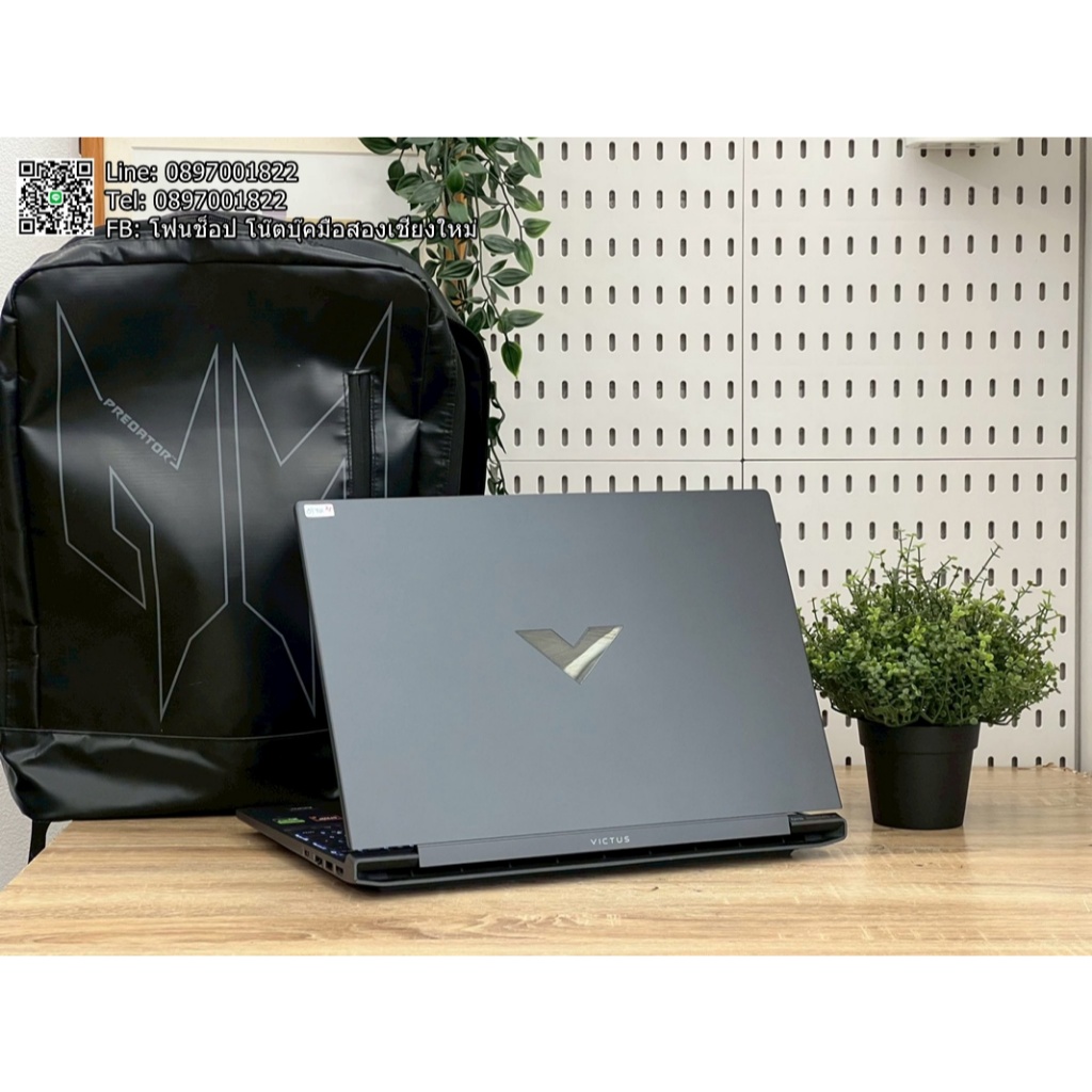 HP VICTUS 15-FB2094AX (RAM 16 RTX 4050) ราคา 27,900 บาท