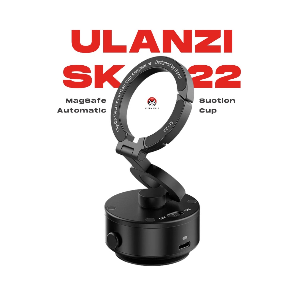 Ulanzi SK22 MagSafe Automatic Suction Cup ตัวดูดสูญญากาศแบบอัตโนมัติ สำหรับมือถือระบบ MagSafe