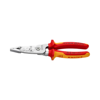 KNIPEX WireStripper 5-in-1 metric version VDE 200 mm คีมปอกสายไฟ metric version VDE 200 มม. รุ่น 1376200ME