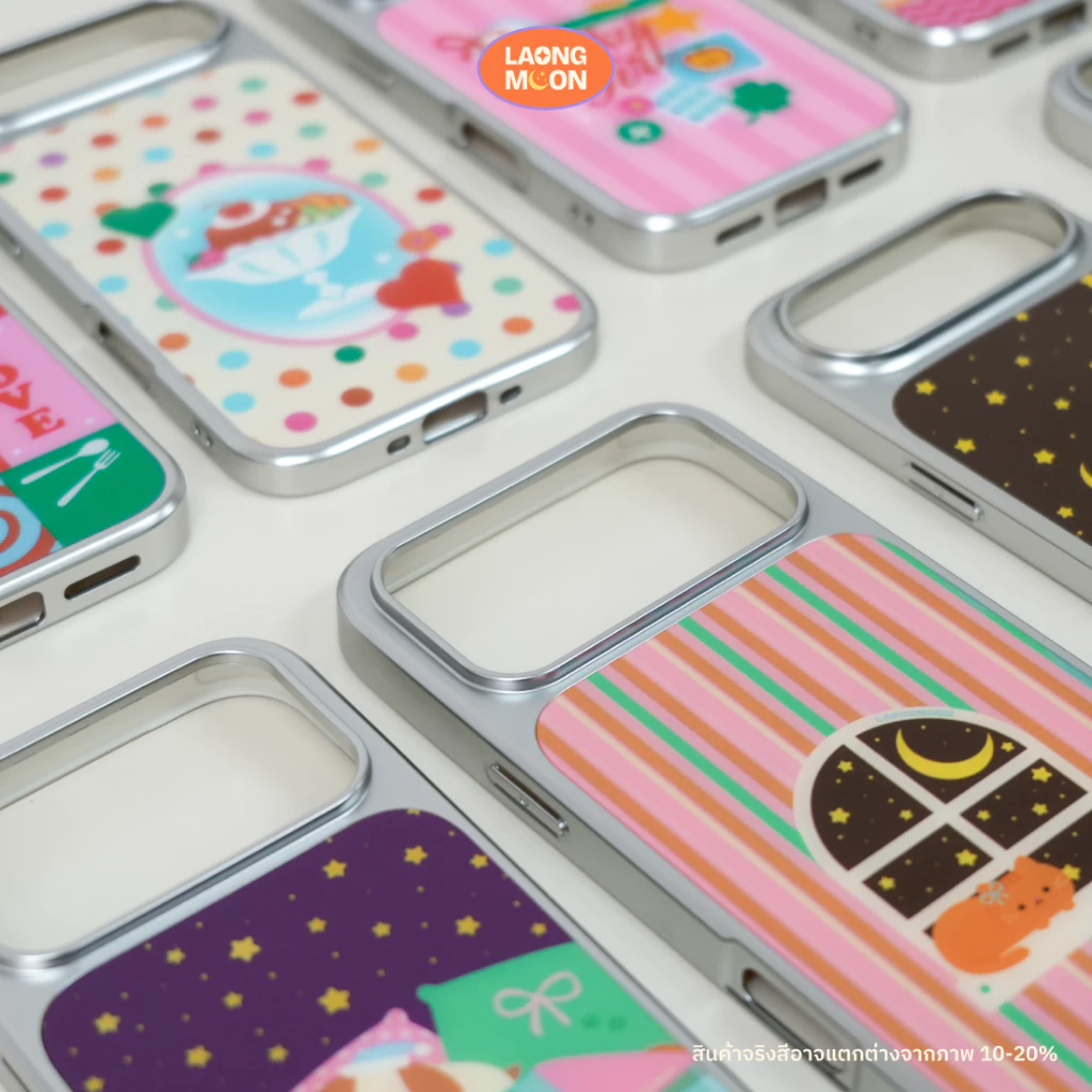 LAONGMOOON เคสสำหรับไอโฟน 17 / 17 Air / 17 Pro / 17 Pro Max ขอบเงิน For iPhone 17 Series Collection thumbnail 4