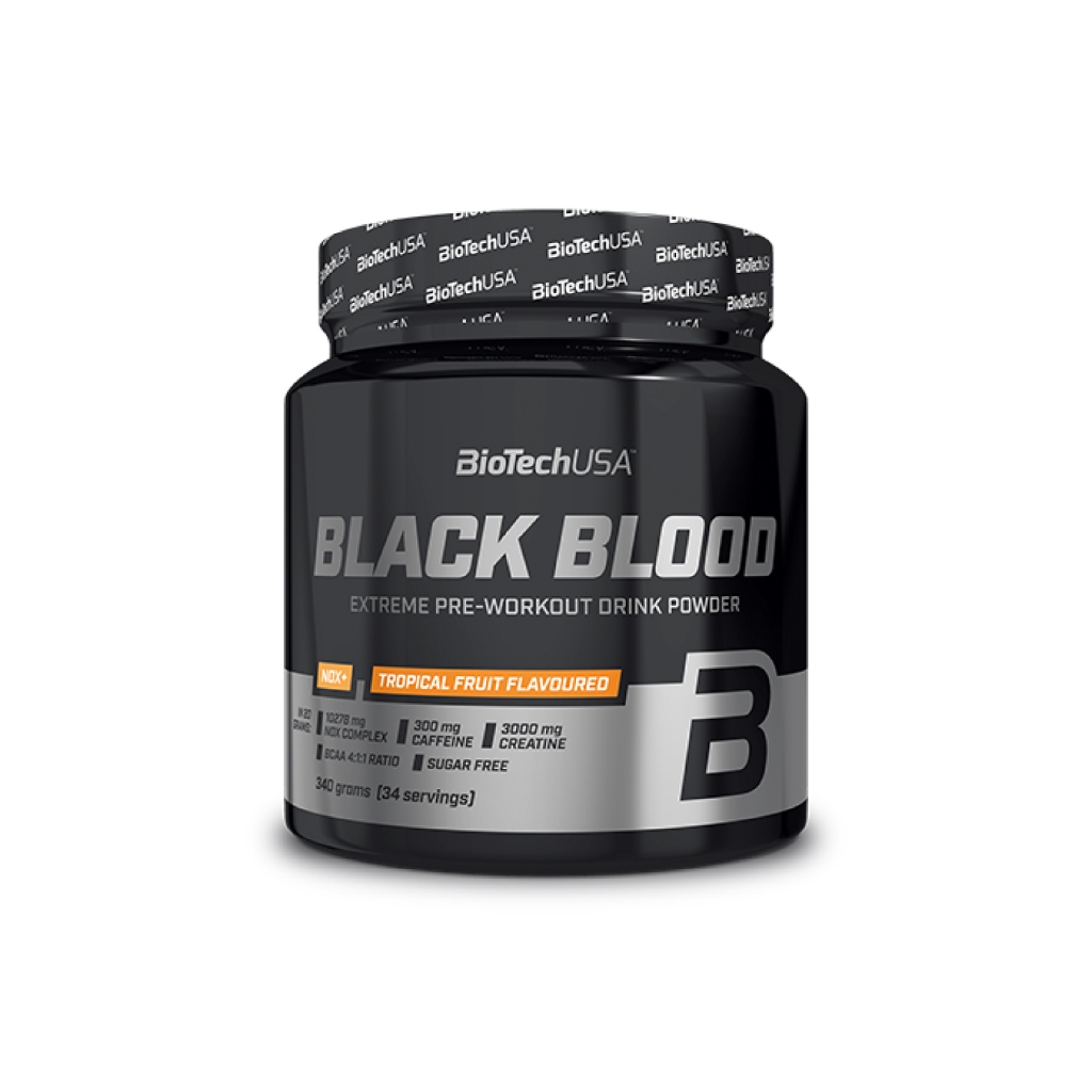 BioTechUSA BlackbloodNOX+TropicalFruit 340g (ครีเอทีน กรดอะมิโน)