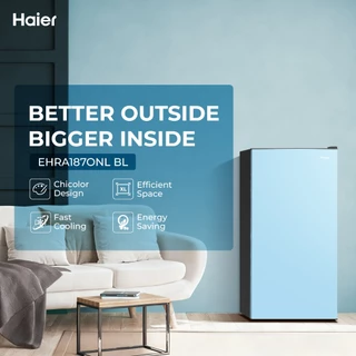 Haier ตู้เย็น 1 ประตู ขนาด187L ความจุ 6.6Q รุ่น EHRA187ONL-1 Series