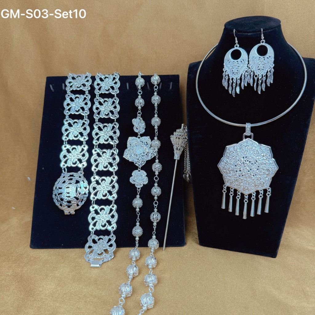 สร้อยคอเซิ้งอีสาน เครื่องประดับงานเทศกาลเด็ก–ผู้ใหญ่ ใส่เข้าชุดไทยและงานแสดงนาฏศิลป์ งานคุณภาพดี ทนทาน - รูปที่ 7