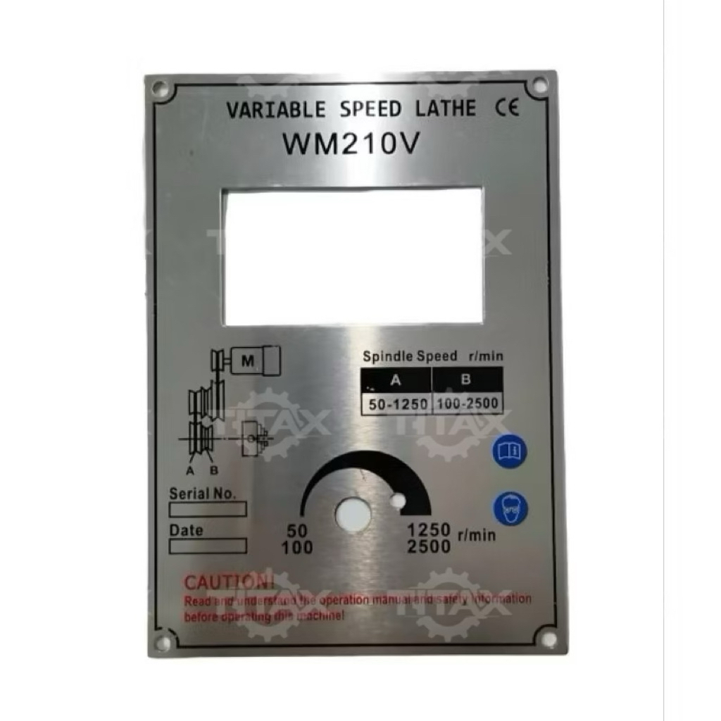 แผงควบคุม เครื่องกลึงเล็ก  รุ่น RC210V, WM210V