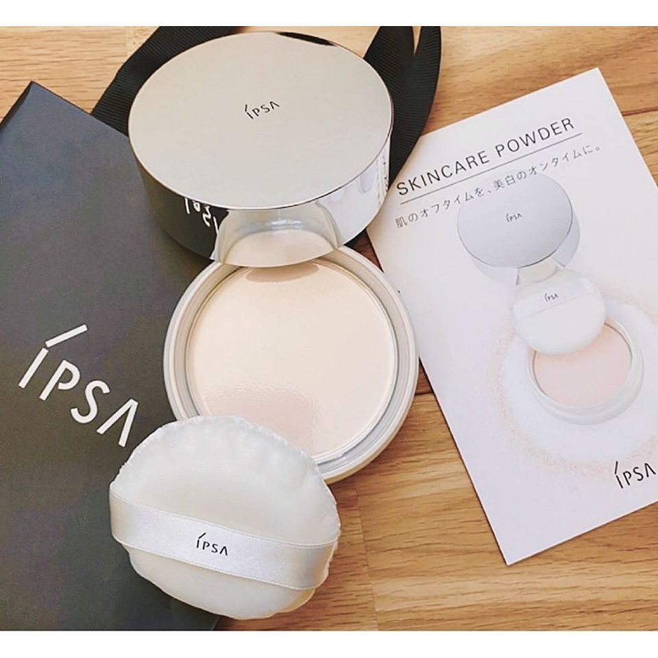 ฉลากไทย ผลิต 2025 IPSA Skincare Powder แป้งบำรุงผิว พร้อมพัฟ (สามารถเปลี่ยน refill ได้นะคะ)