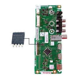 ไอซีเมมโมรี่ชาร์ป IC Memory LED TV Sharp LC-40SA5200X, LC-40LE280X, LC-32LE280X, LC-50SA5200X บรรจุข้อมูลแล้ว