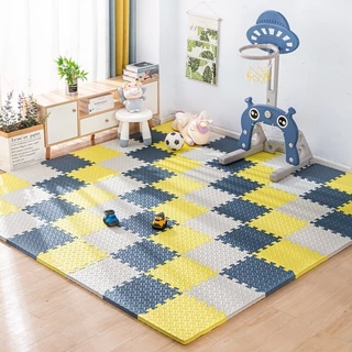 PlayPark แผ่นรองคลาน 60x60CM แผ่นรองพื้นกันกระแทก แผ่นโฟมรองคลาน กันลื่น กันกระแทก คละสีได้
