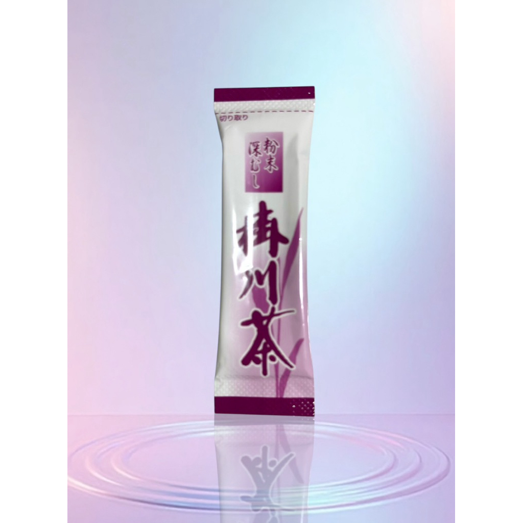 ผงชาเขียวแบบซอง ขนาดเล็กพกพา จากชิซูโอกะ ชงน้ำร้อนและน้ำเย็นได้ หอมมาก