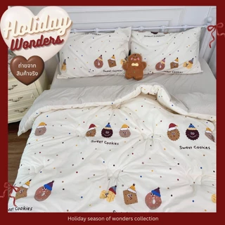 ชุดผ้าปูที่นอนลายน่ารัก Holiday Season of Wonders (Premuim) ครบเซ็ท 6 ชิ้น