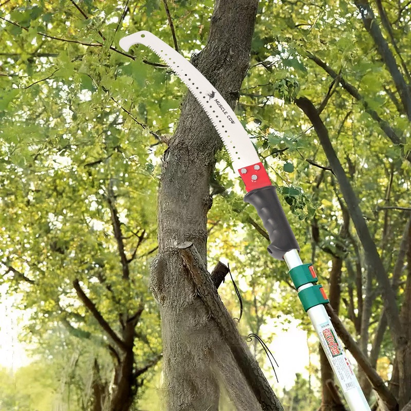 Muscle Cow เลื่อยโค้งตัดกิ่งไม้ ปลายโค้ง แข็งแรง ทน กระชับมือ ขนาด 14/16 นิ้ว - รูปที่ 4