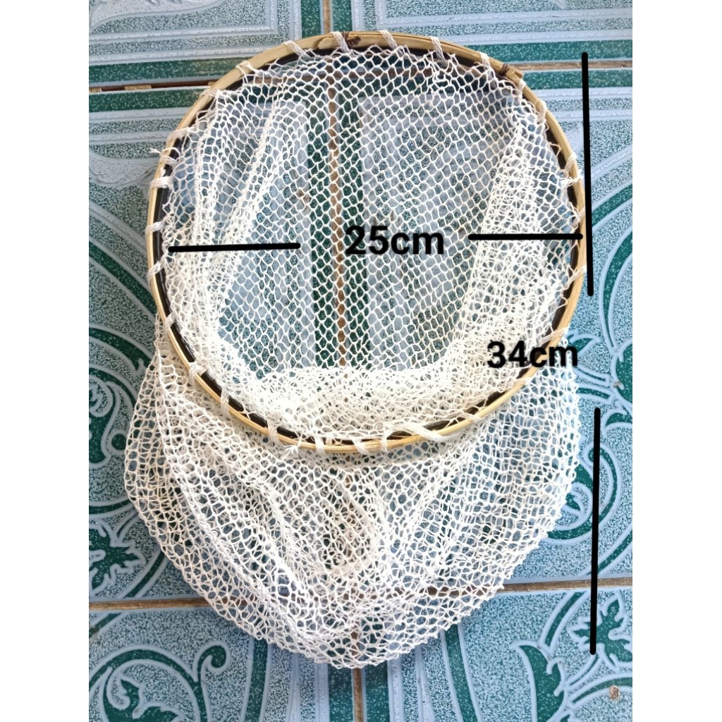 สวิงจับปลา Hand made(ด้ายดิบหรือไหม4)