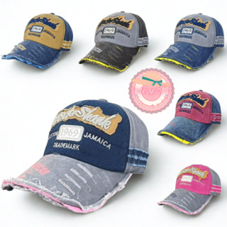 หมวกแก๊ปปีกโค้ง ปัก 1969 มีสีให้เลือก 6 สี วินเทจใส่เท่ๆ พร้…