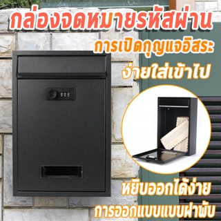 ตู้ใส่จดหมาย กล่องจดหมาย Secure มินิมอล ปลอดภัย | ตู้รับจดหม…