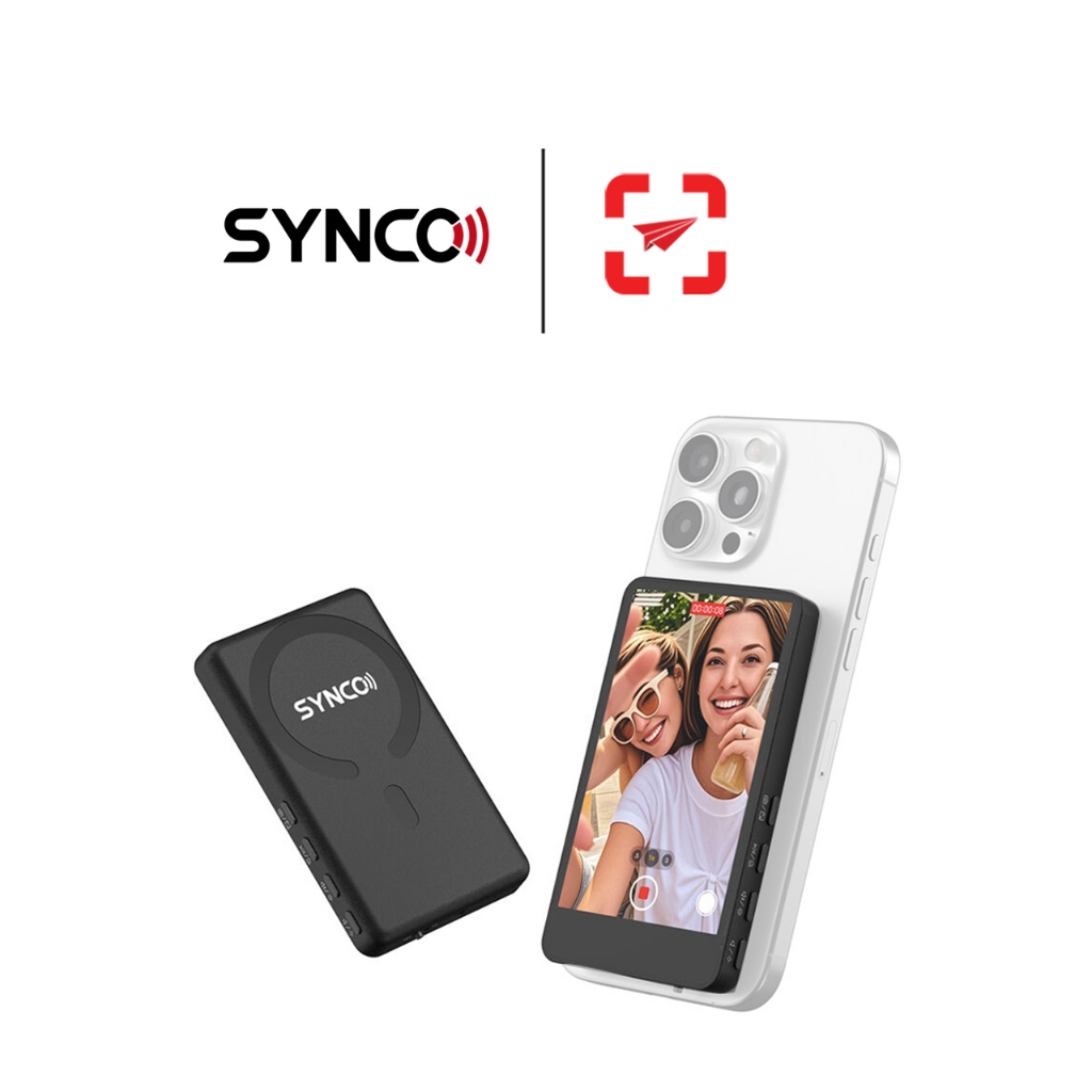 จอมอนิเตอร์ SYNCO - XView M4 Selfie Monitor Screen for Phone Vlogging สี Black