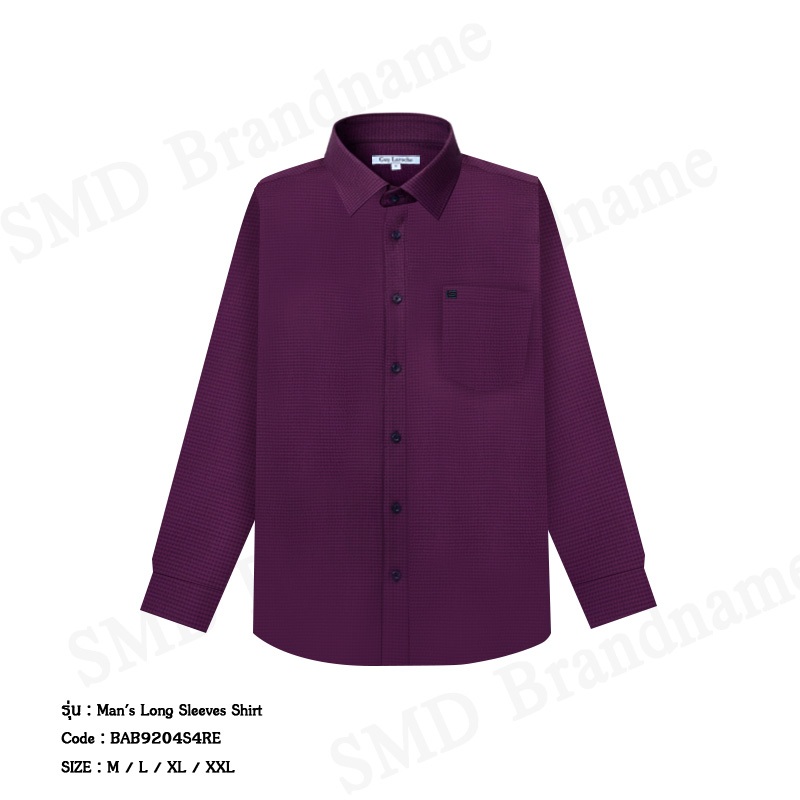 Guy Laroche เสื้อเชิ้ตแขนยาวผู้ชาย รุ่น Man's Long Sleeves Shirt Code: BAB9204S4RE