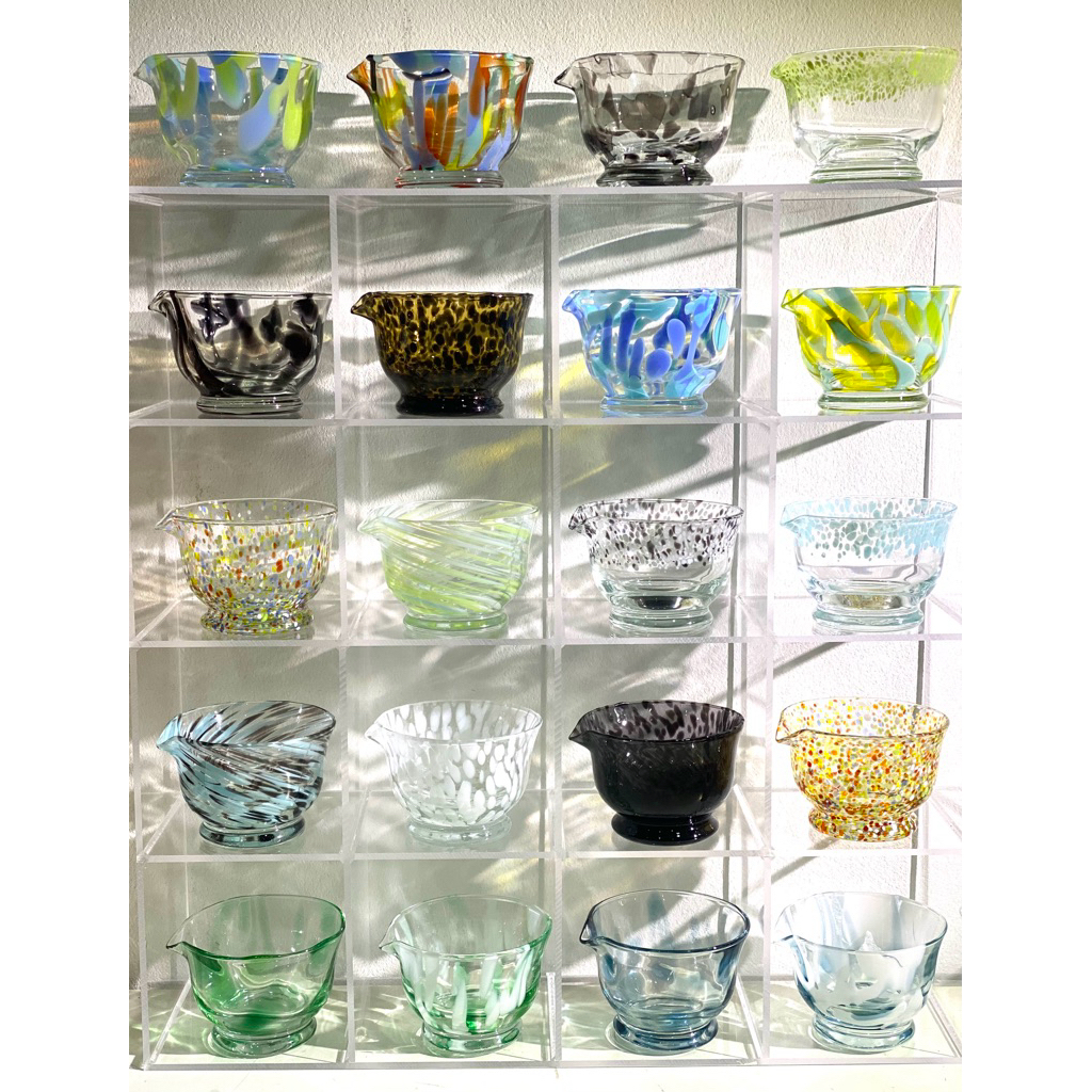 ถ้วยชงมัทฉะญี่ปุ่น handmade glass matcha bowl มีหลายแบบให้เลือก - Fray chawan
