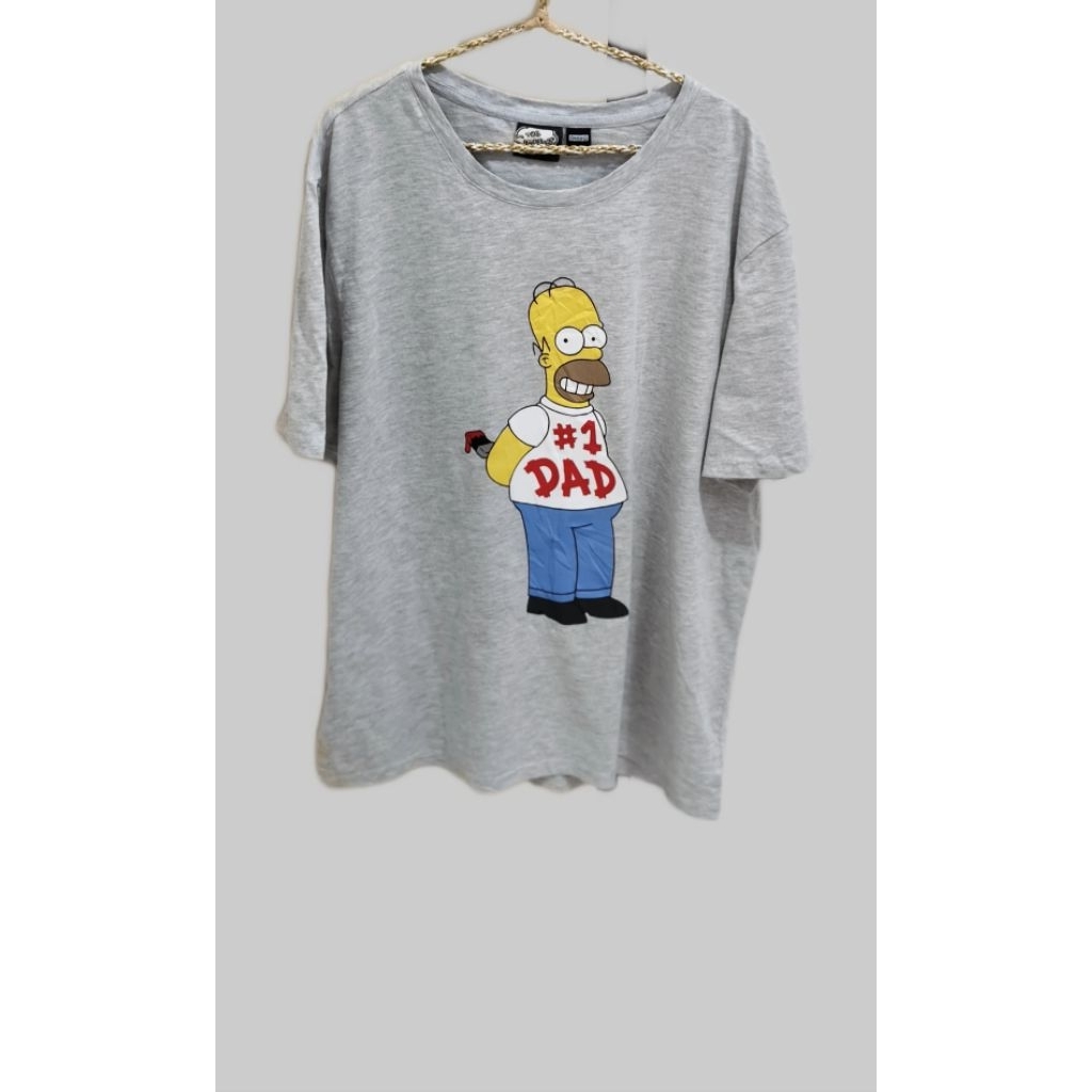 เสื้อยืดลายการ์ตูน Simpson  มือสอง 