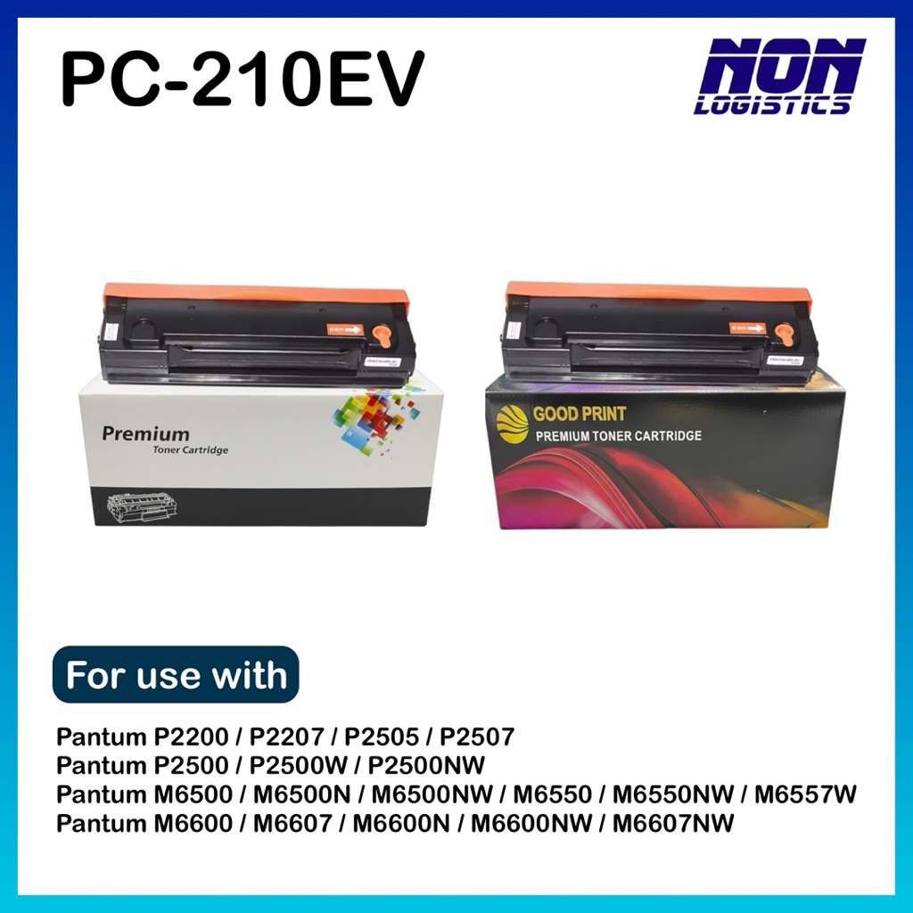 ตลับหมึกเทียบเท่า PC-210EV / PC-210 / PC210EV / 210EV Black FOR Pantum P2200, P2500, M6500, M6600 (S