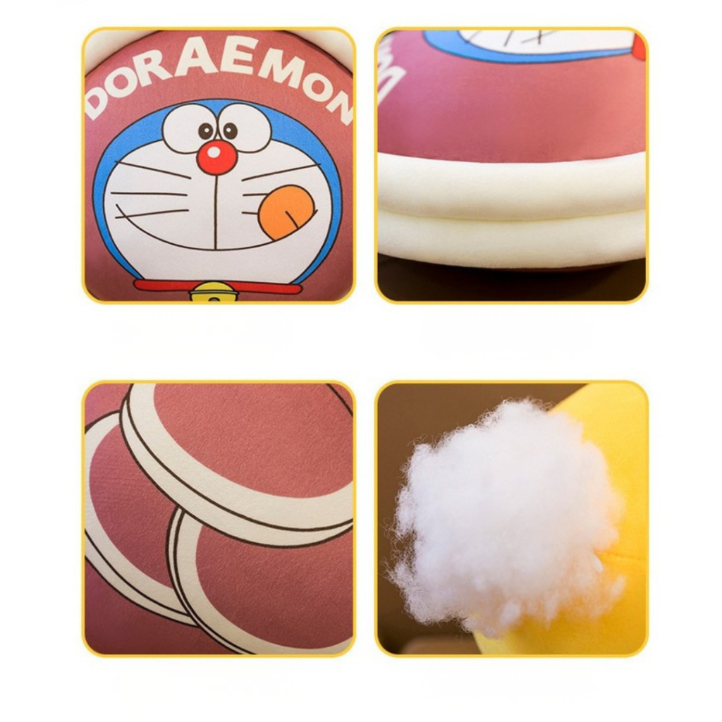 Doraemon หมอนโดรายากิ ลิขสิทธิ์เเท้% แบรนด์  โดราเอมอน หมอนพิงสำหรับโซฟา ห้องนั่งเล่น หรือห้องนอน 40cm - รูปที่ 7