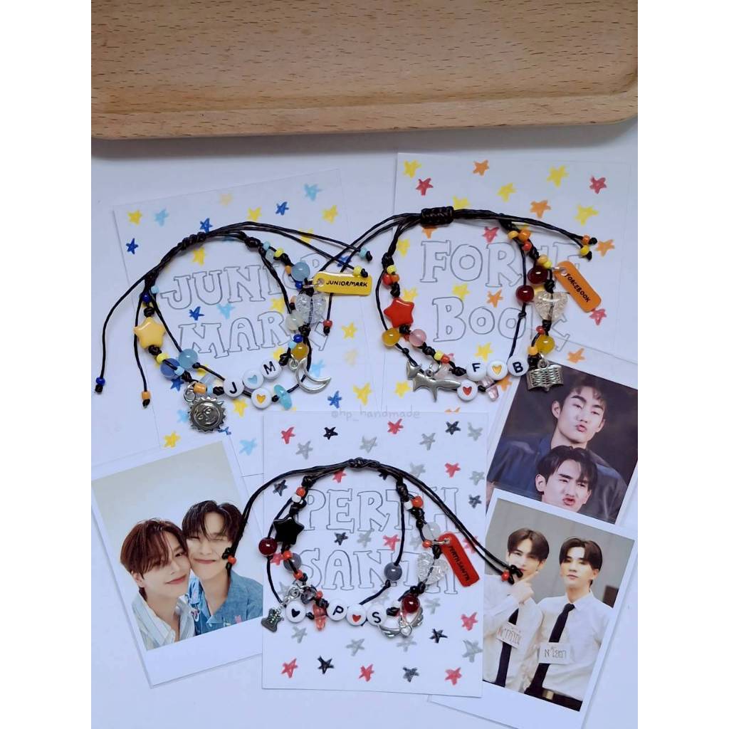 Perfect 10 Liners สายรหัสเทวดา กำไลเชือกเทียน ห้อยจี้อัลลอยด์ พร้อมป้ายแท็กชื่อ