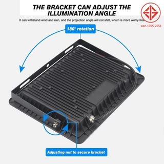 KKSKY Spotlight LED สปอตไลท์ โคมสปอร์ตไลท์ ไฟสว่าง (ใช้ไฟบ้าน220V) แสงขาว กันน้ำ กันฝุ่น IP67 30W 50W 150W 200W 300W